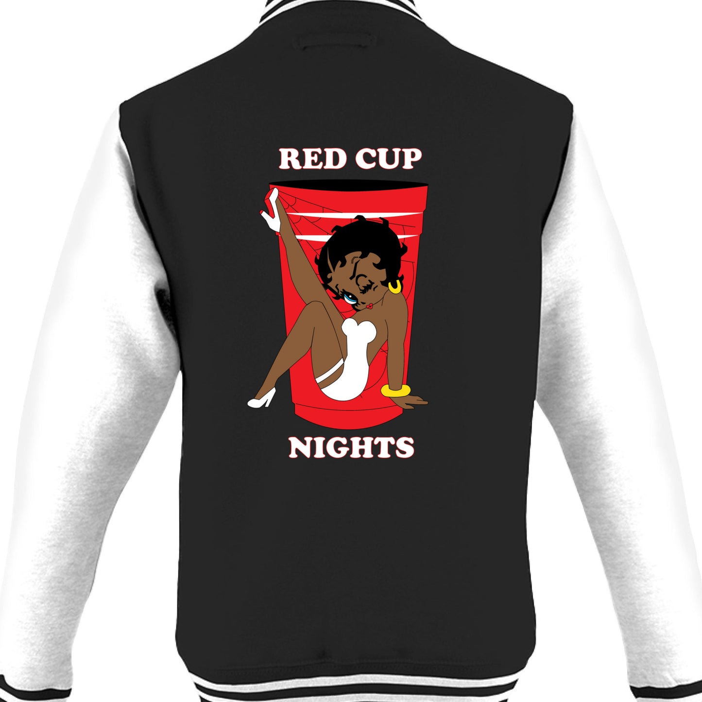 JET BLACK/ WHITE - BACK