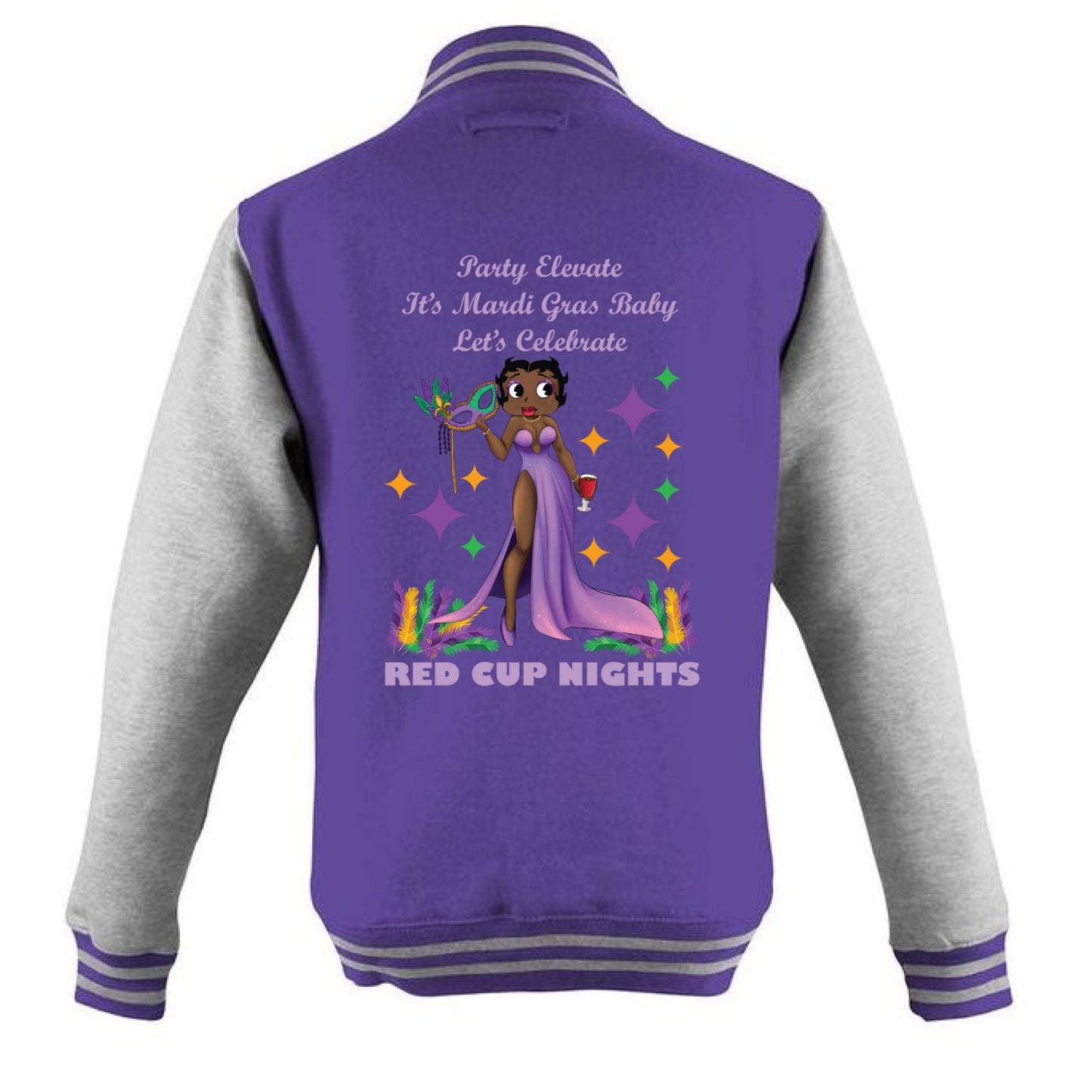 PURPLE/ HTHR GRY - BACK