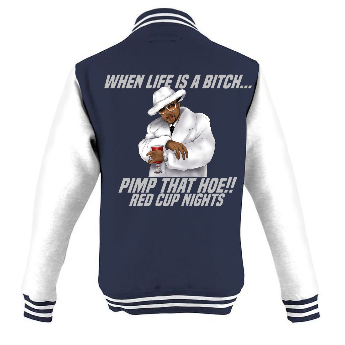 OXFORD NAVY/ WHT - BACK