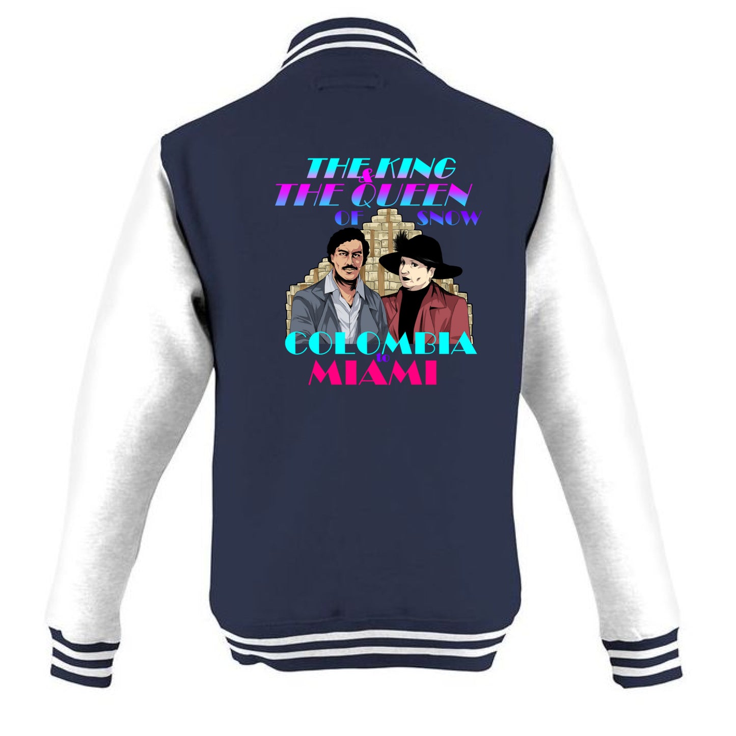 OXFORD NAVY/ WHT - BACK