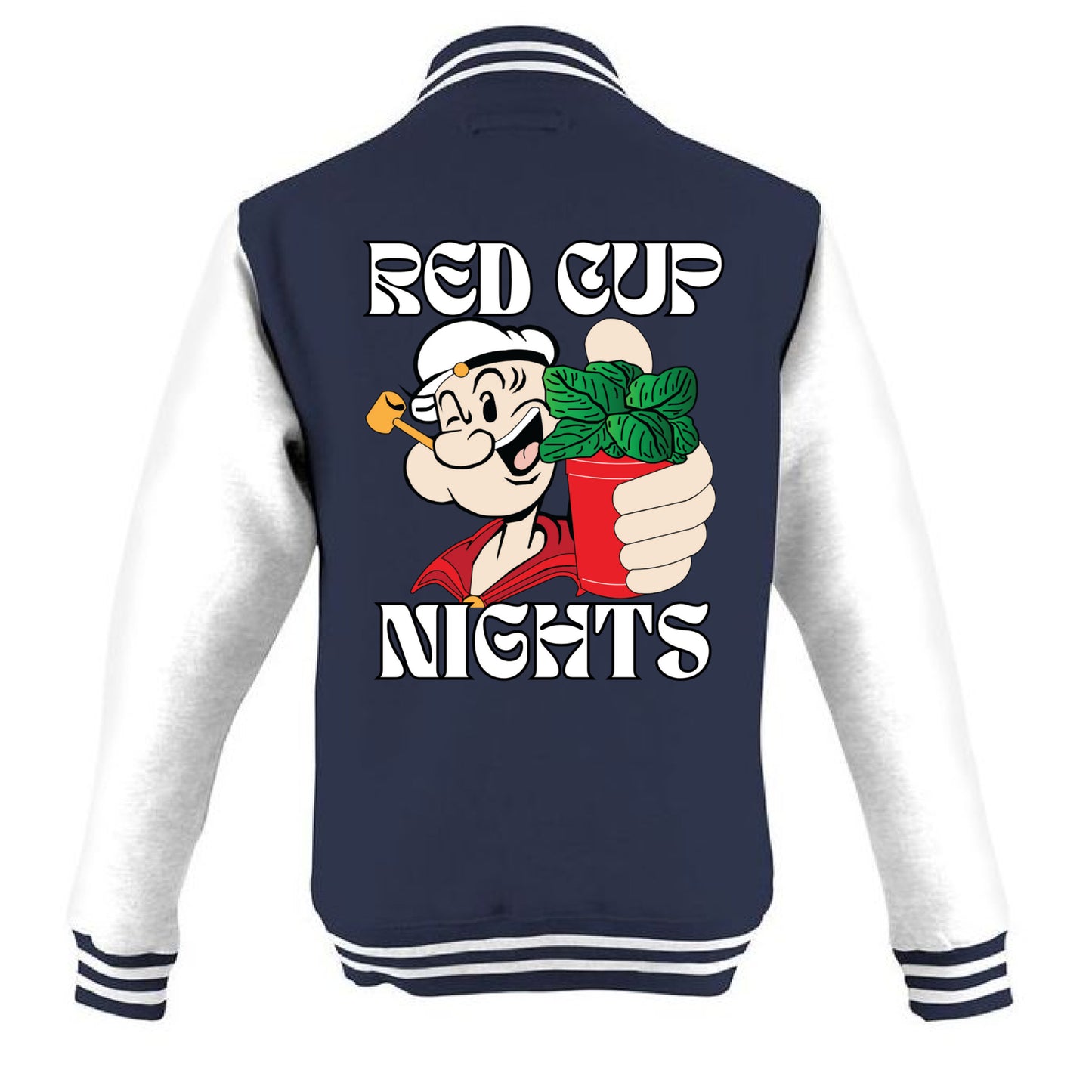 OXFORD NAVY/ WHT - BACK