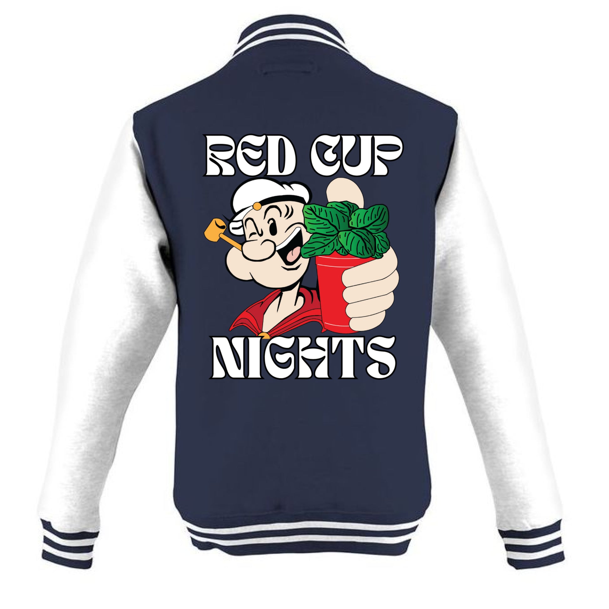 OXFORD NAVY/ WHT - BACK