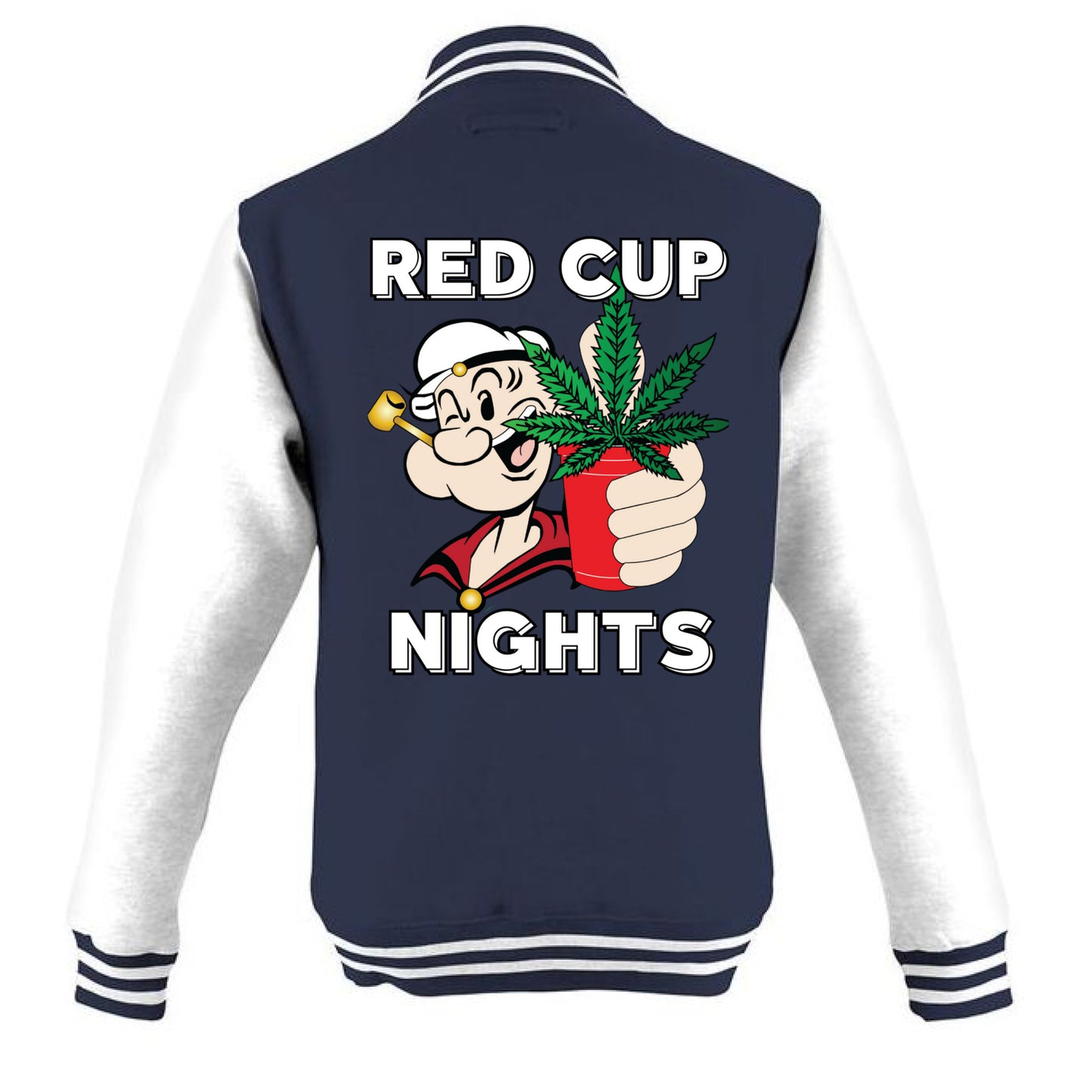 OXFORD NAVY/ WHT - BACK