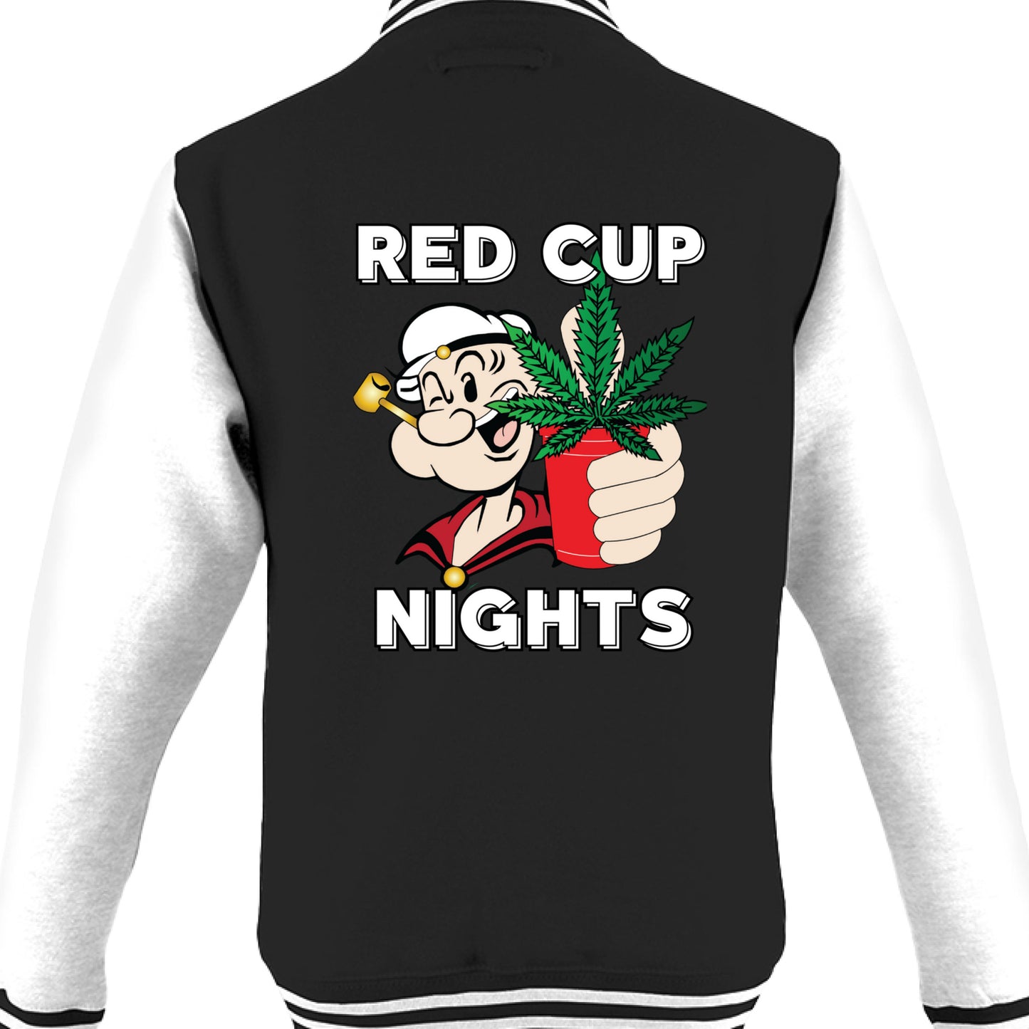 JET BLACK/ WHITE - BACK