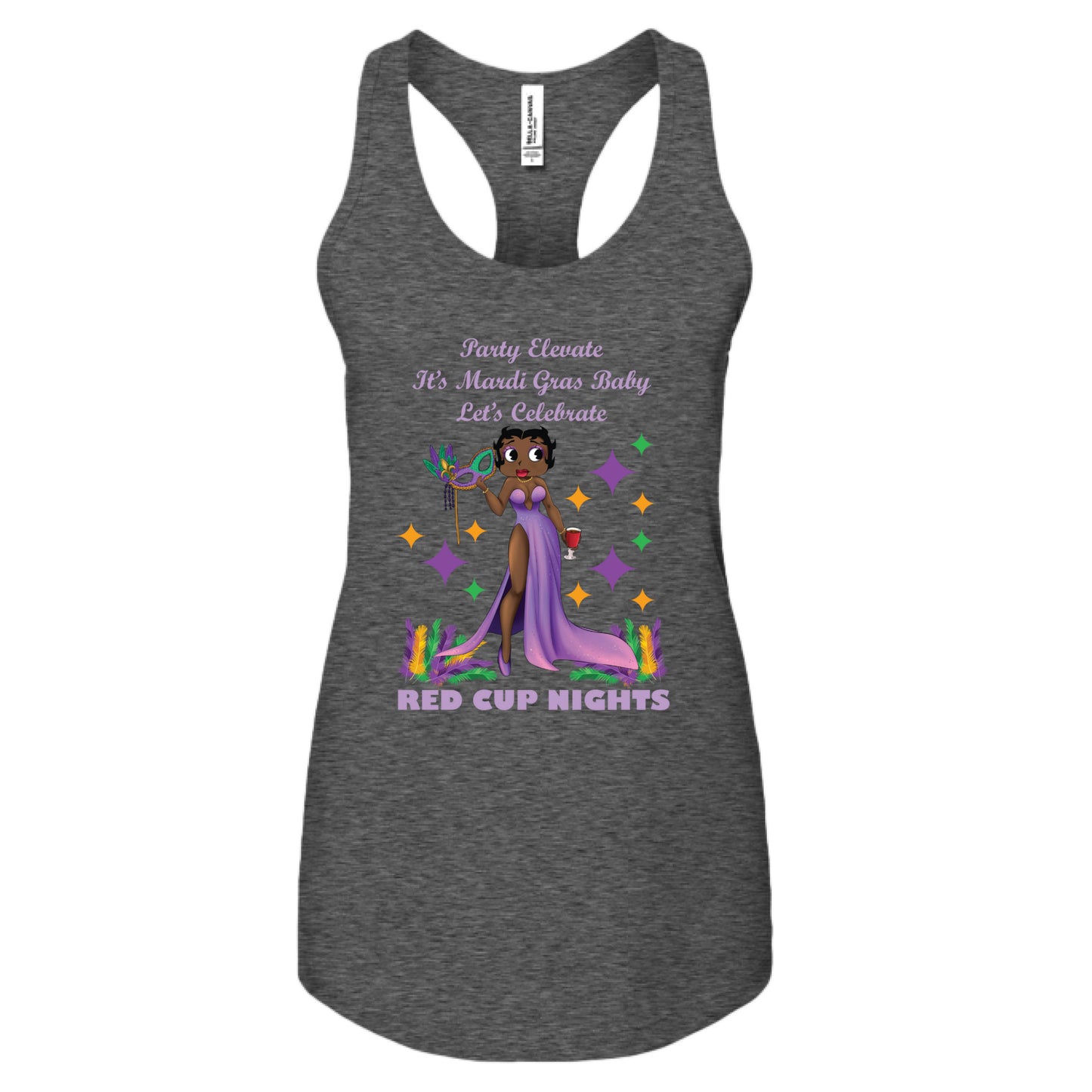 DARK GRY HEATHER - FRONT
