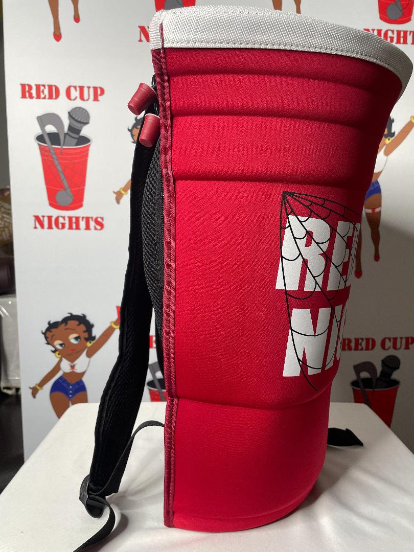 Large Red Cup Backpacks with Custom Sport Teams