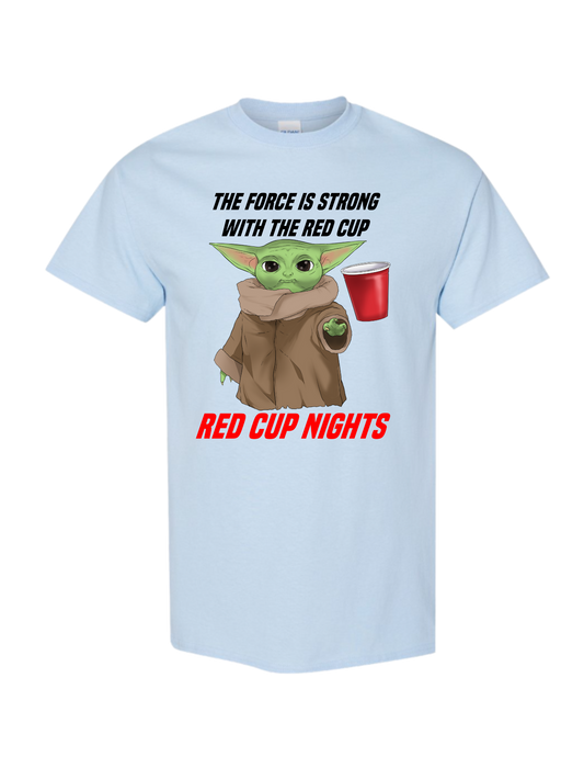 Unisex T-Shirt Yoda 'The Force is Strong' Black Letters
