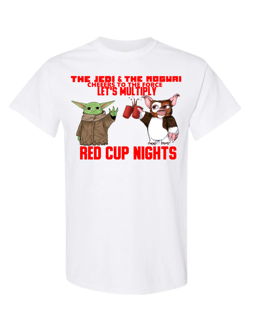 Unisex T-Shirt Yoda 'The Jedi and the Mogwai'