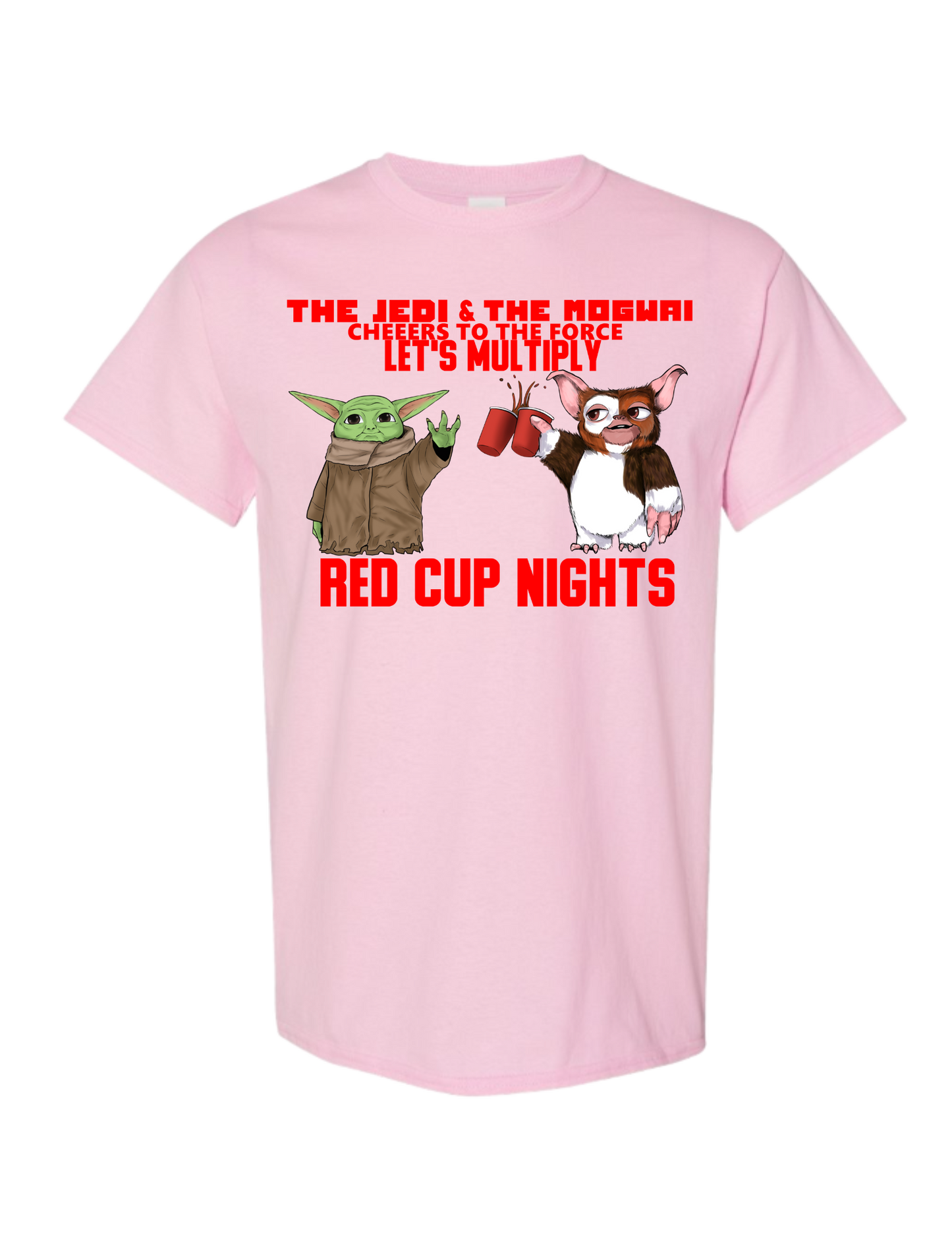 Unisex T-Shirt Yoda 'The Jedi and the Mogwai'