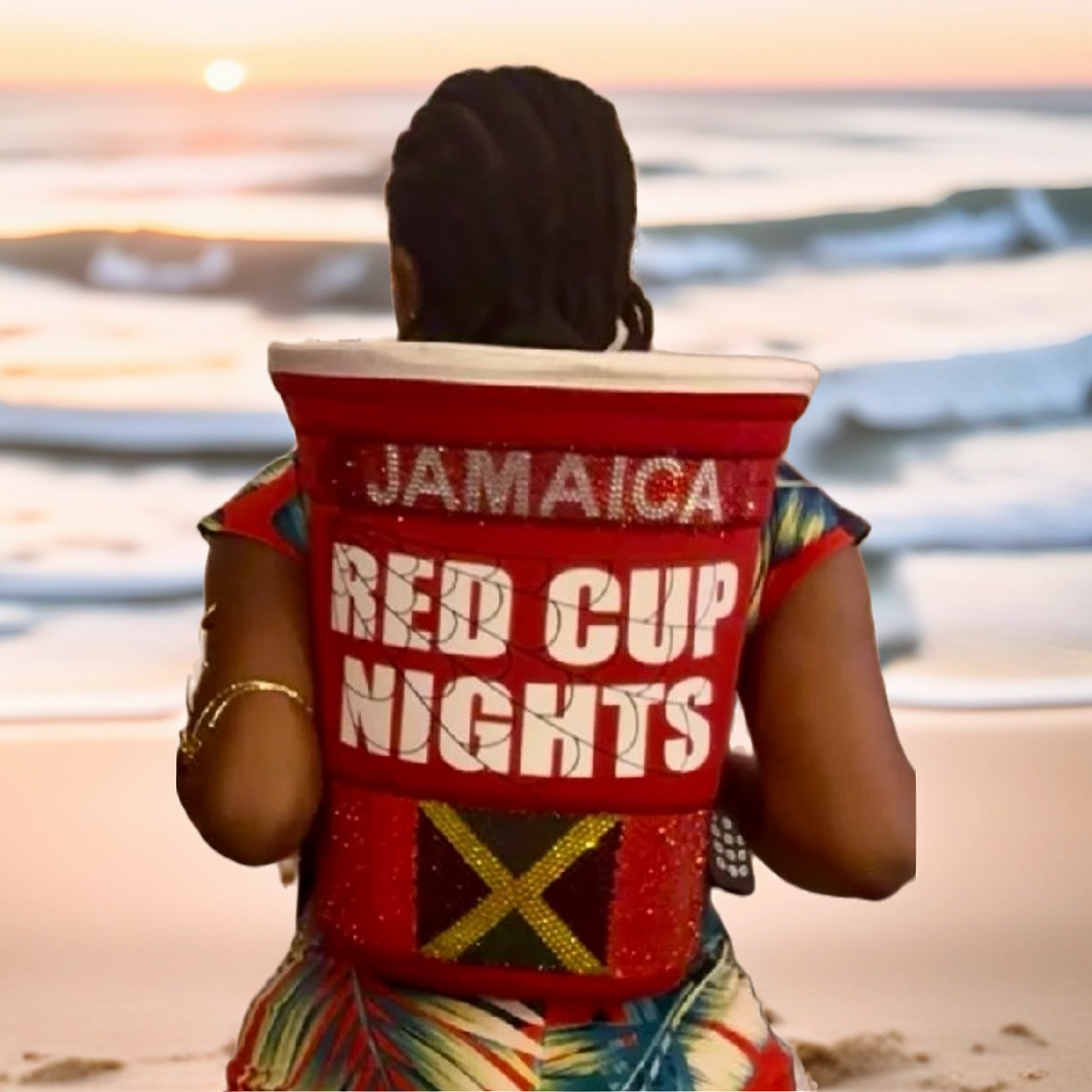 Jamaica Red Cup Backpacks