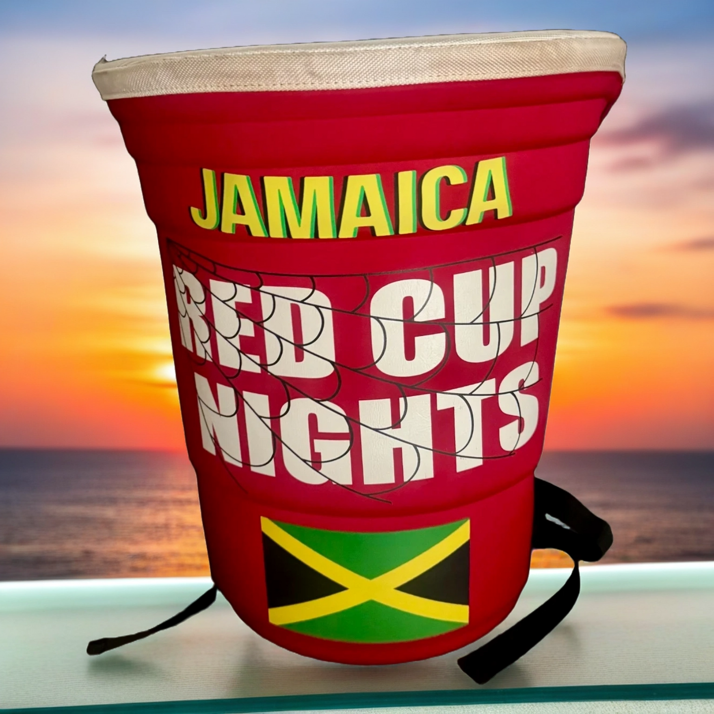 Jamaica Red Cup Backpacks