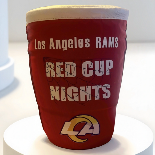 Small Red Cup Backpack with Customized Sports Teams