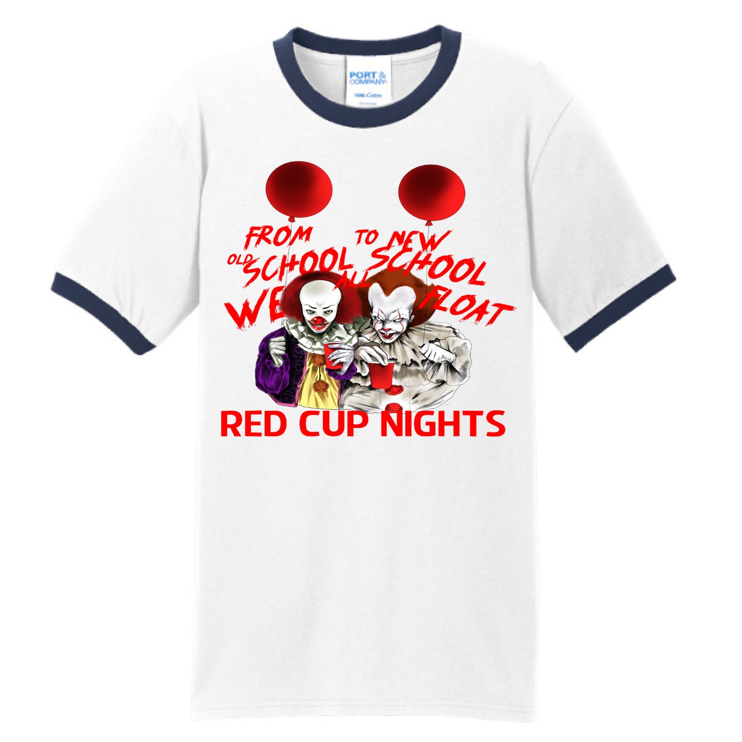 White/Navy - FRONT