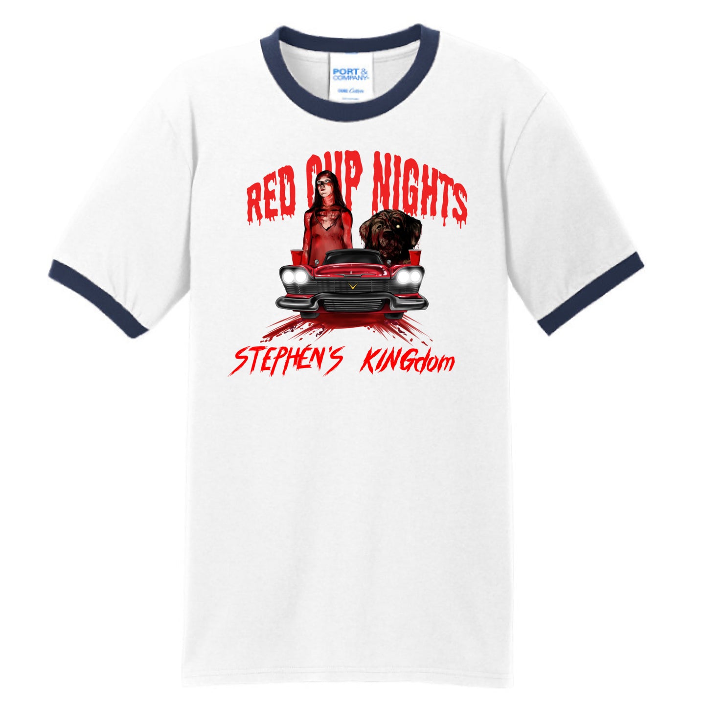 White/Navy - FRONT