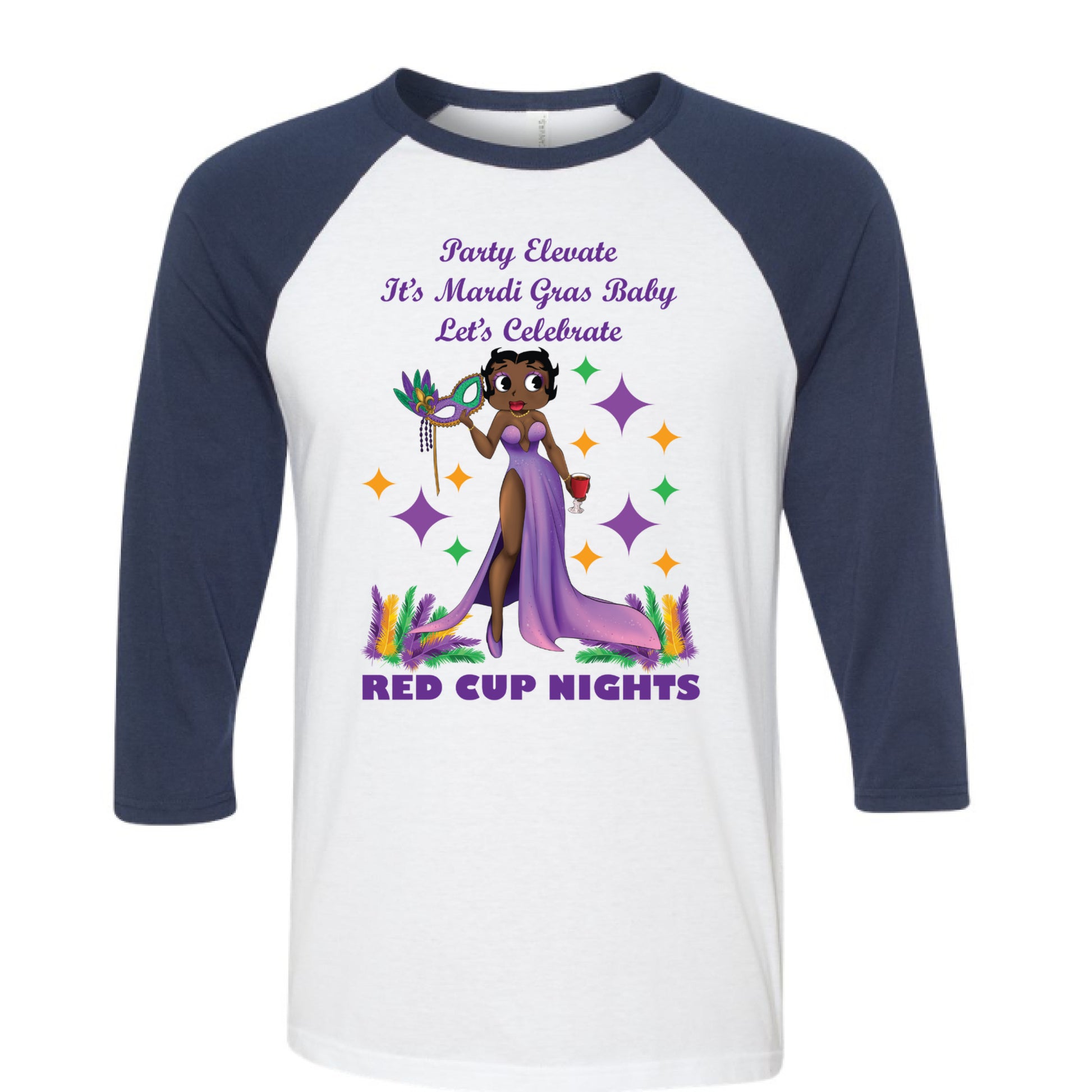WHITE/NAVY - FRONT