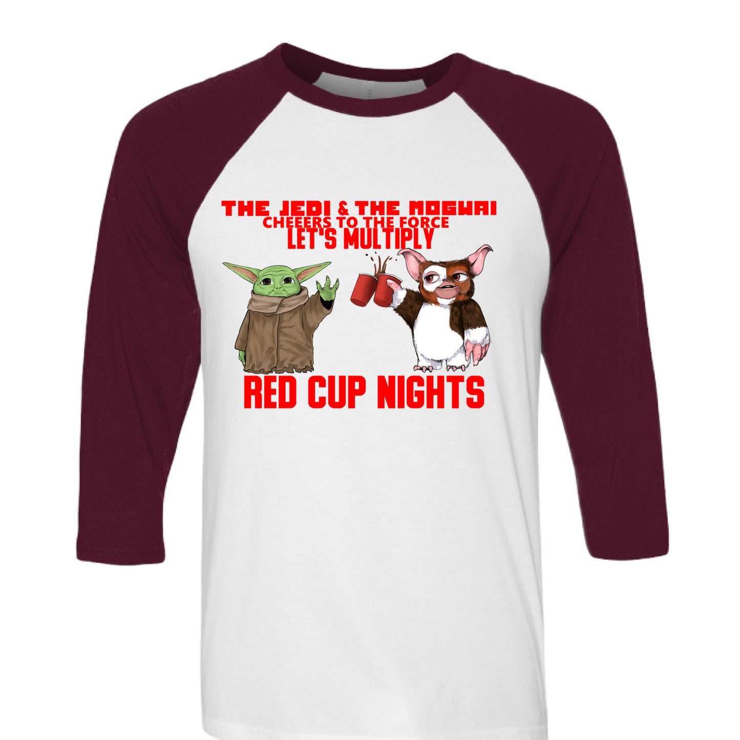 White/ Maroon - FRONT