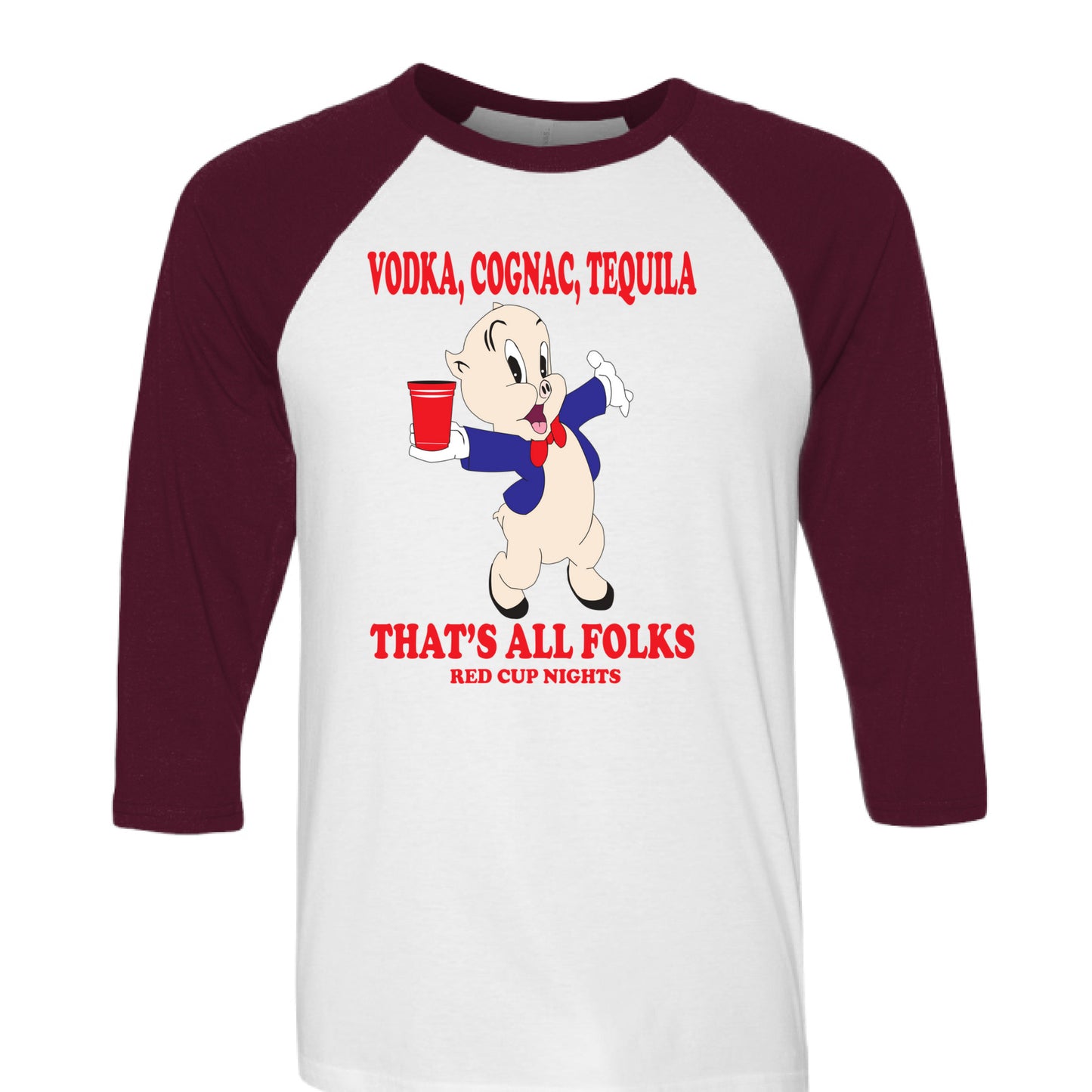 White/ Maroon - FRONT