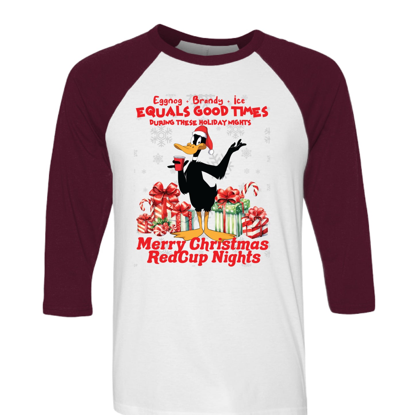 White/ Maroon - FRONT