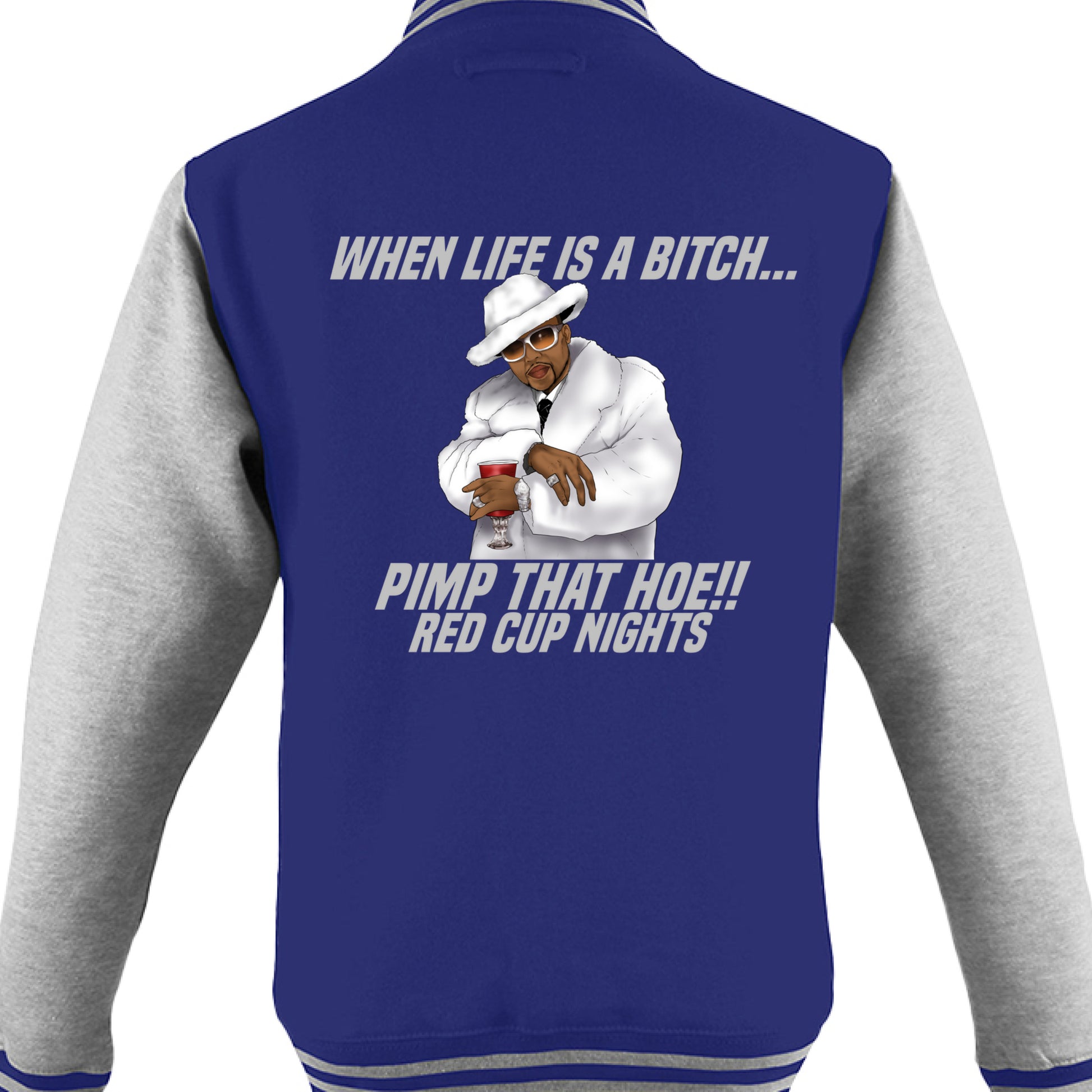 ROYL BL/ HTH GRY - BACK