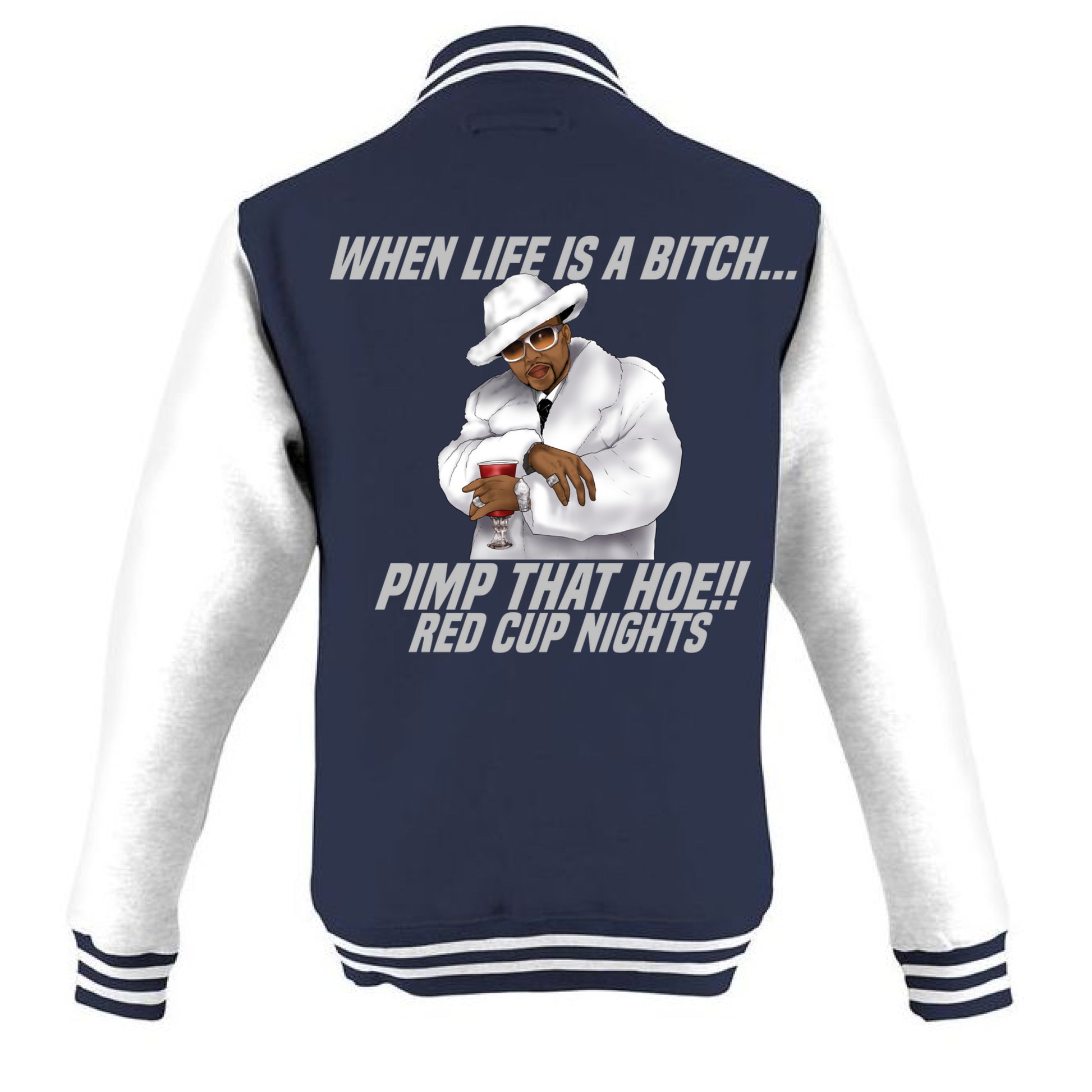 OXFORD NAVY/ WHT - BACK