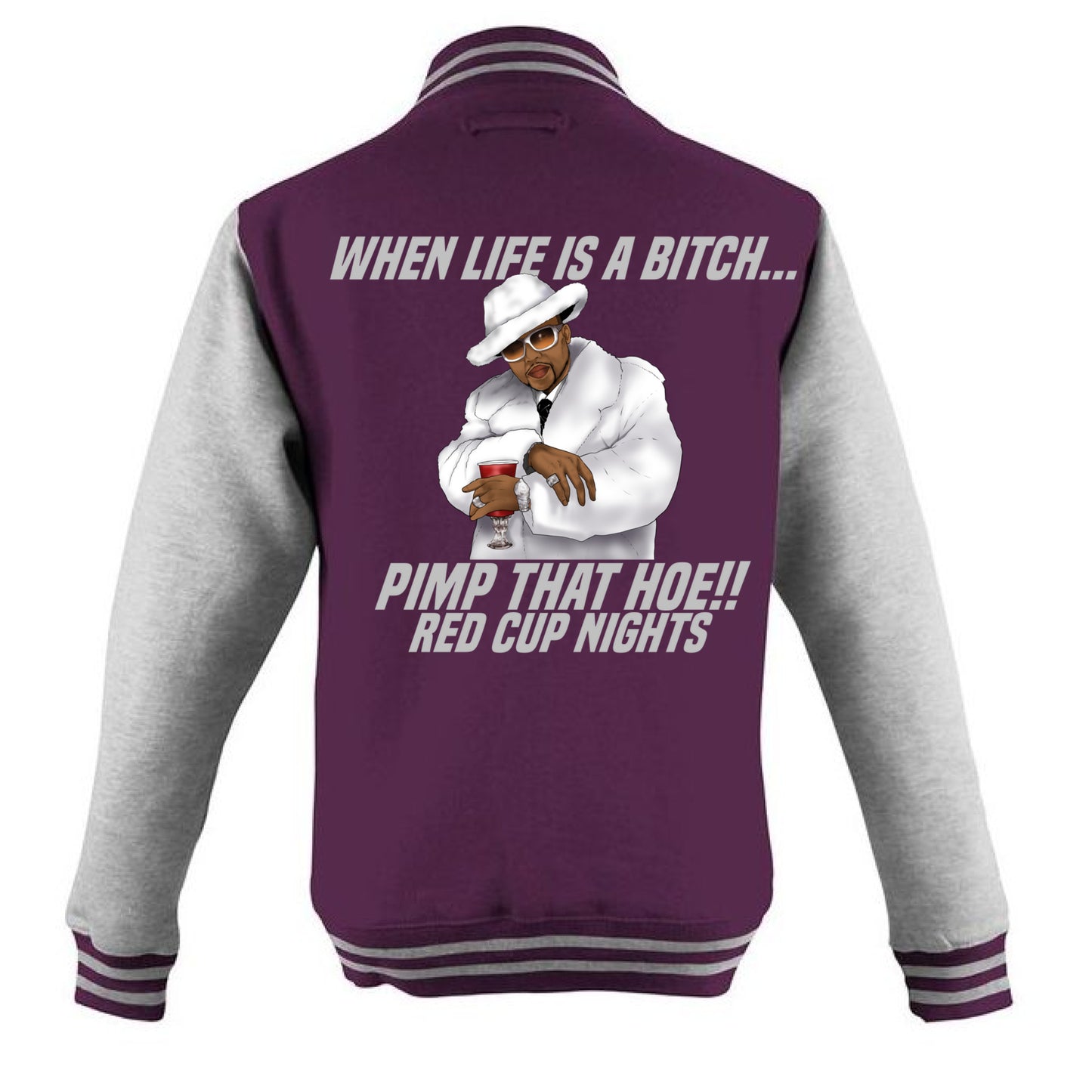 BURGNDY/ HTH GRY - BACK