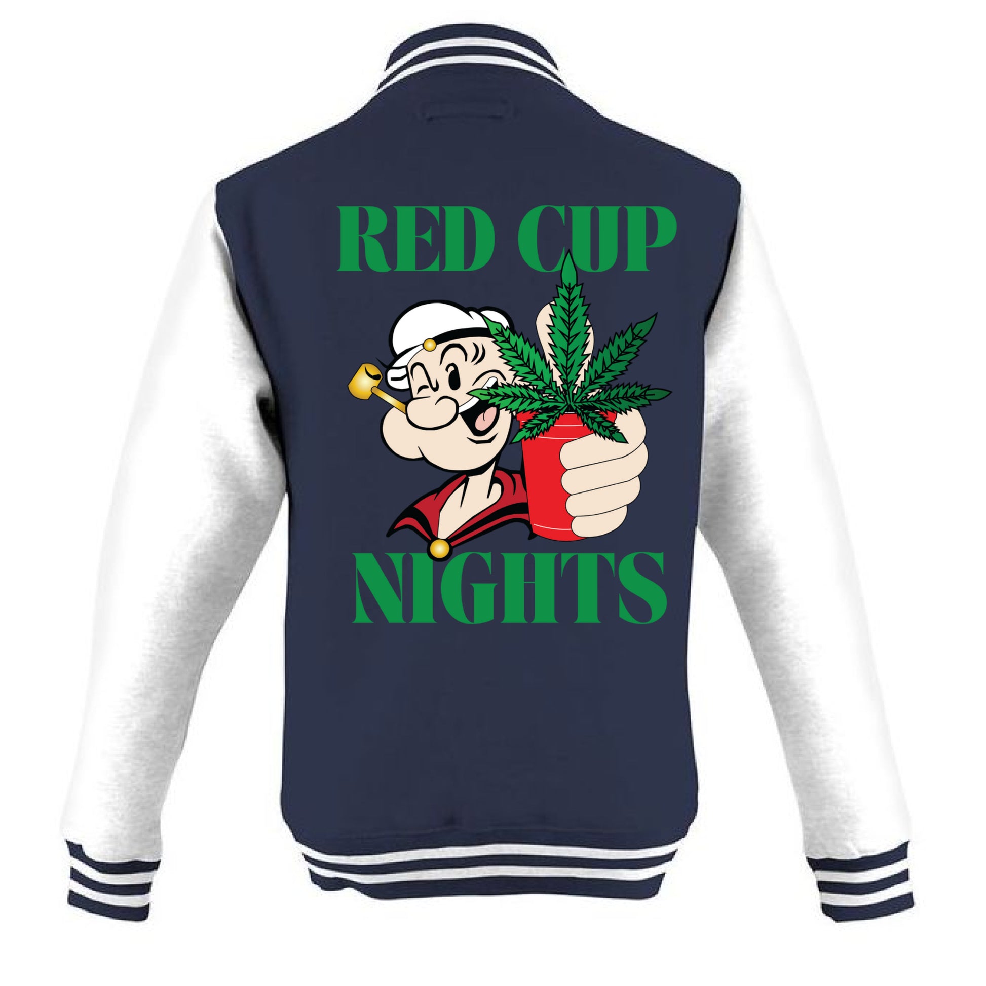 OXFORD NAVY/ WHT - BACK