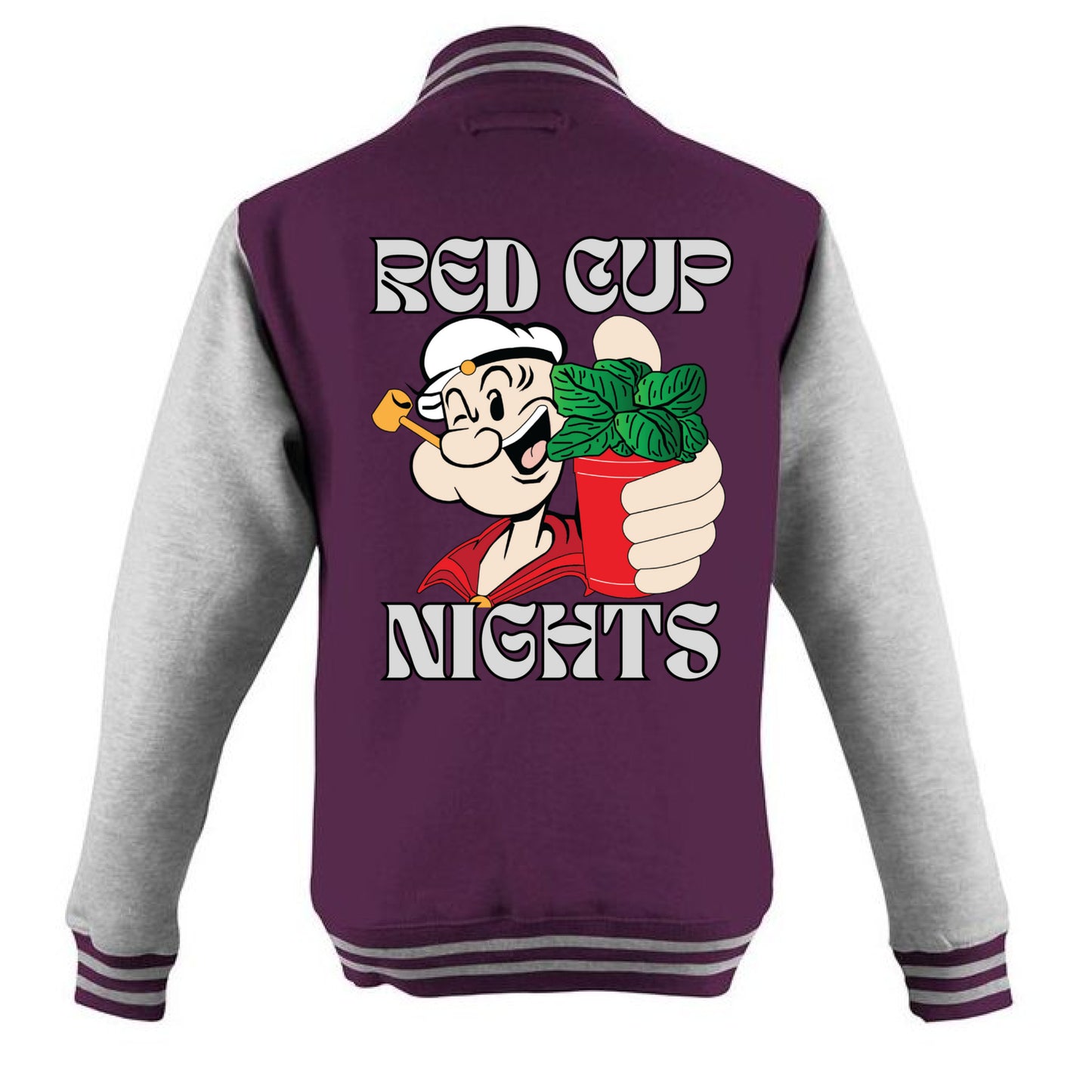 BURGNDY/ HTH GRY - BACK