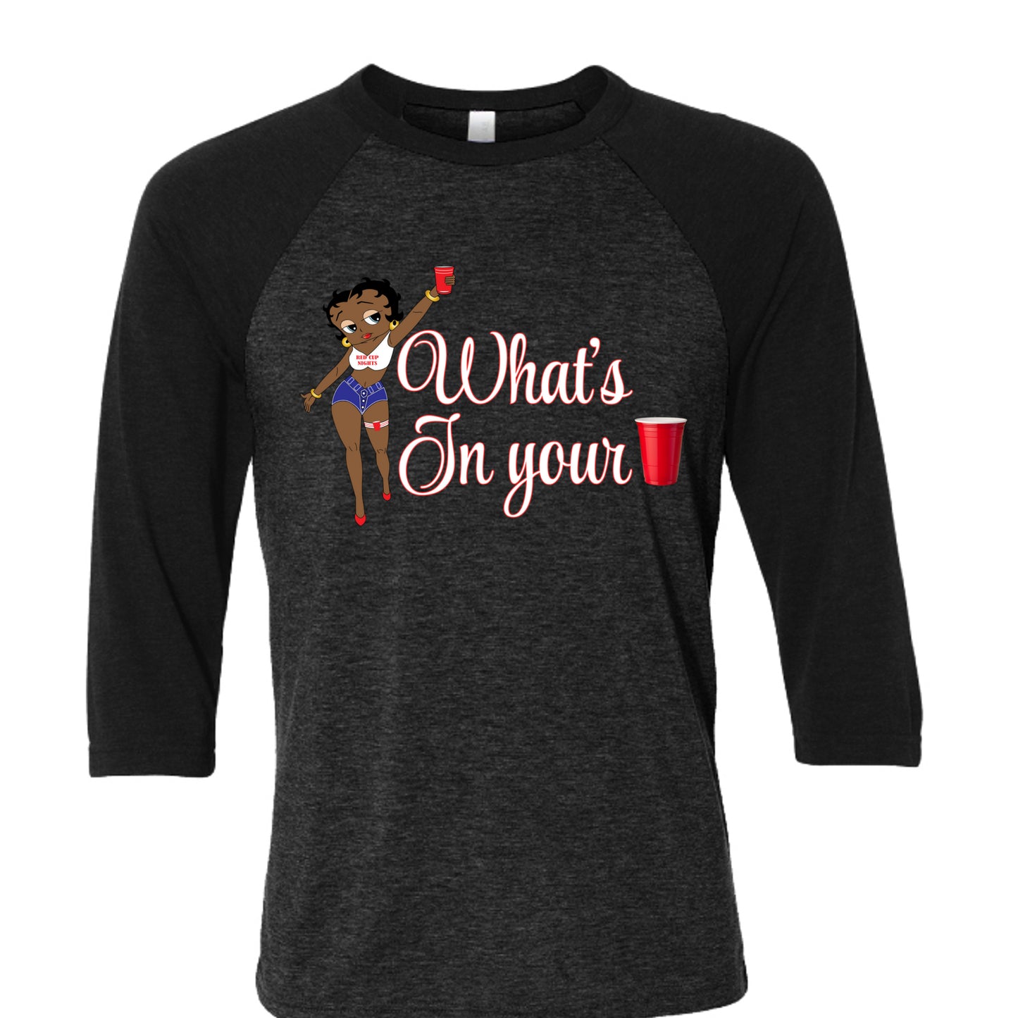 Black Heather/ Black - 3200 - FRONT